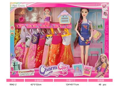 11寸实身九关节大腿芭比娃娃 - OBL10384217