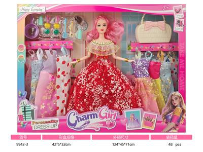 11寸实身九关节芭比娃娃 - OBL10384218