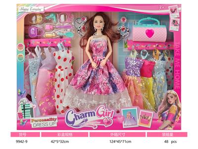 11寸实身九关节芭比娃娃 - OBL10384224