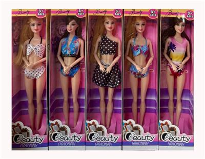 11.5寸实身关节手泳衣芭比(5款混装 - OBL10384283