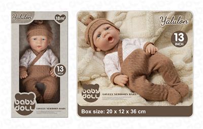 13寸全搪胶初生娃娃 - OBL10384787