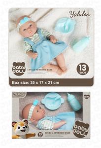 13寸全搪胶初生娃娃 - OBL10384789