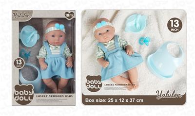13寸全搪胶初生娃娃 - OBL10384793