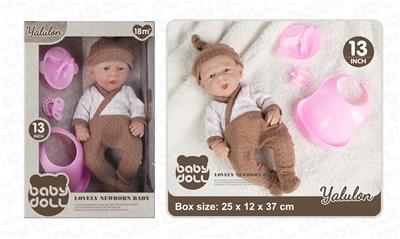 13寸全搪胶初生娃娃 - OBL10384795