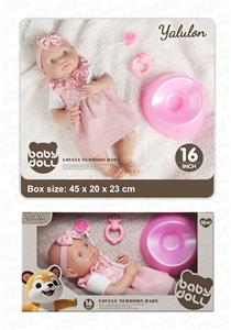 16寸全搪胶初生娃娃 - OBL10384800