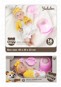 16寸全搪胶初生娃娃 - OBL10384801