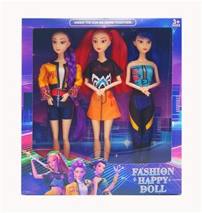 11.5寸9关节实身K-POP猎魔女团露米佐依米拉3人装 - OBL10384836