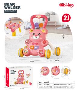 小熊学步车二合一（红） - OBL10385314