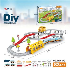DIY拼装电动轨道列车/83PCS - OBL10385599