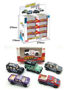 24PCS滑行合金车越野车1:64 - OBL10385670