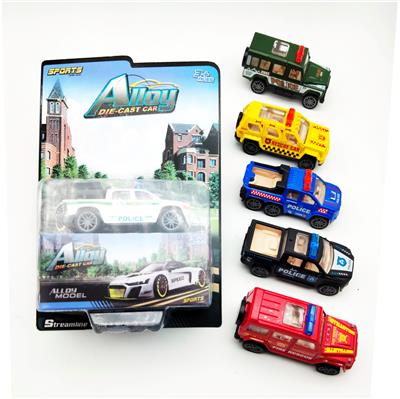 1：64回力合金车越野警车 - OBL10385682