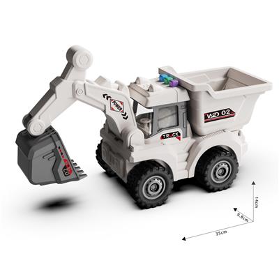 1：18声光惯性翻斗车-挖掘机
（英文珍藏版） - OBL10386281