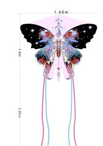 新款黑粉蝴蝶风筝配线 - OBL10386913