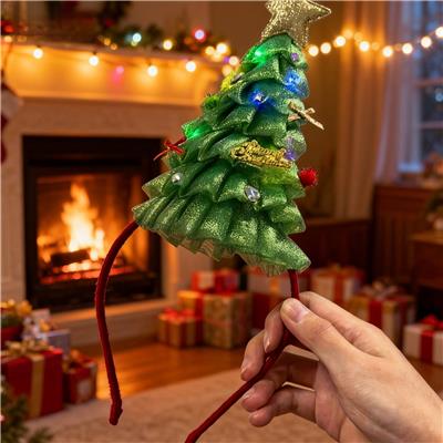 绿色圣诞树发箍 - OBL10387207