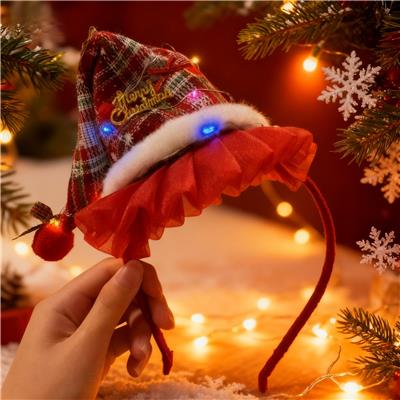 红色精灵圣诞帽发箍 - OBL10387210