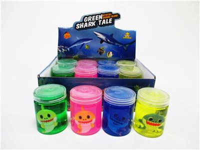 盒庄12只圆桶沙鱼宝宝水晶泥 - OBL10387751