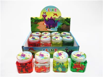 盒庄12只方桶恐龙水晶泥 - OBL10387754