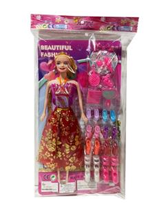 11寸实身固手芭比娃娃 - OBL10387899