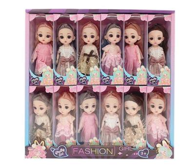 6寸实身关节公主娃娃（12只装） - OBL10388387