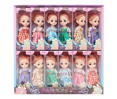 6寸实身公主娃娃（12只装） - OBL10388388