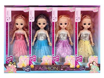 12寸实身关节公主娃娃（4只装） - OBL10388395