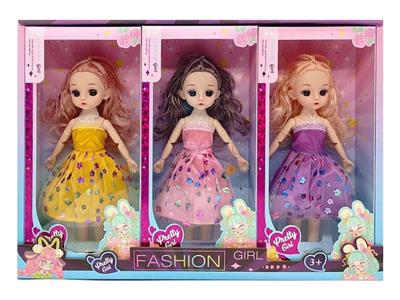 12寸实身关节公主娃娃（3只装） - OBL10388397