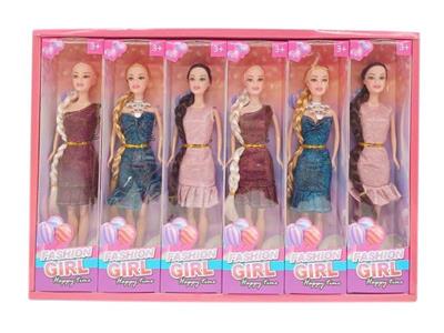 11寸实身芭比娃娃（6只装） - OBL10388400