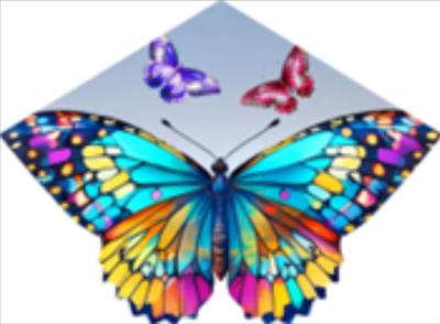 120CM宽梦幻蝴蝶包线 - OBL10388645