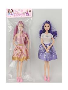 11寸实身11关节七彩金丝发芭比娃娃 - OBL10388742