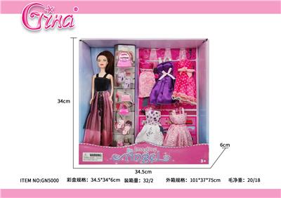 11.5寸实身11.5寸时尚换装女孩 - OBL10389019