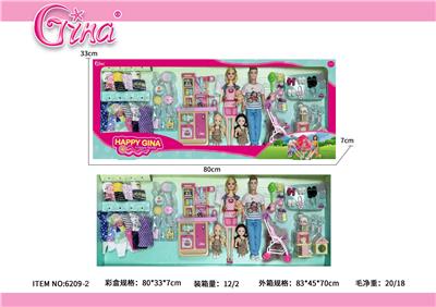 11.5寸女实身/男吹气11.5一家人大套盒 - OBL10389034