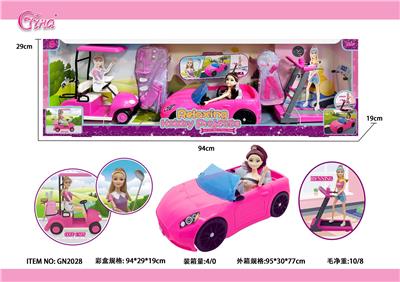 11.5寸实身高尔夫车/汽车/跑步机/三款组合 - OBL10389084