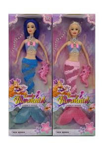 11寸实身灯光音乐美人鱼+海马 2色混装 - OBL10389291