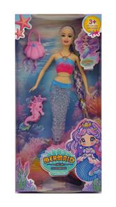 11寸实身灯光音乐美人鱼+海马+贝壳包 - OBL10389299