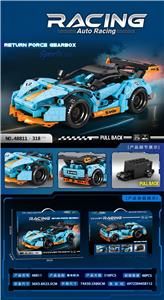 DIY拼装积木 科技回力车 - OBL10389335