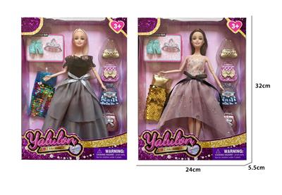 11.5寸实身关节换装娃娃/2款混装 - OBL10389511