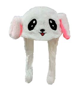 白熊猫带灯动耳帽 - OBL10389719