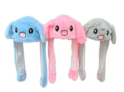 兔子带灯动耳帽 - OBL10389755