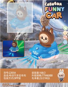 电动万向卡通车坐拉布布 - OBL10389968