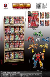 钢龙王（恐龙五合体）（展示柜） - OBL10390005