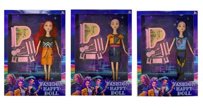 11.5寸实身时尚娃娃/3款混装 - OBL10390531