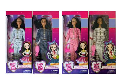 11.5寸实身关节时尚娃娃/4款混装 - OBL10390540