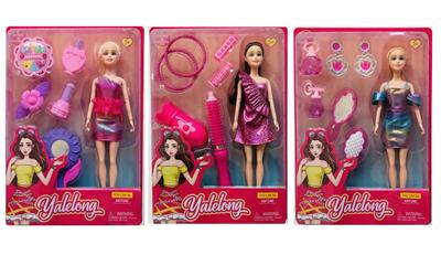 11.5寸实身关节时尚娃娃套装/3款混装 - OBL10390556