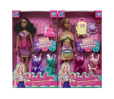 11.5寸实身关节时尚娃娃/2款混装 - OBL10390560