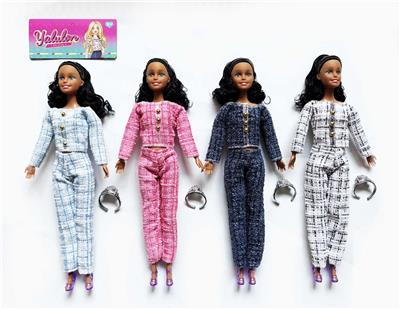 11.5寸实身关节时尚娃娃/4款混装 - OBL10390589