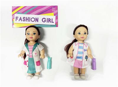 4.5寸实身时尚娃娃/2款混装 - OBL10390614