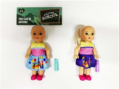 4.5寸实身时尚娃娃/2款混装 - OBL10390616