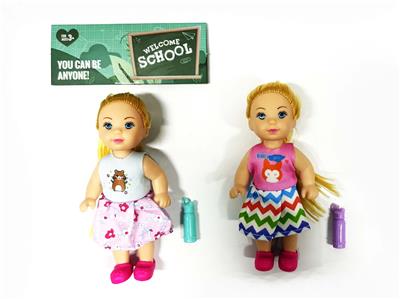 4.5寸实身时尚娃娃/2款混装 - OBL10390620