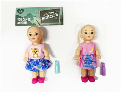 4.5寸实身时尚娃娃/2款混装 - OBL10390621