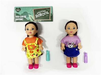 4.5寸实身时尚娃娃/2款混装 - OBL10390622